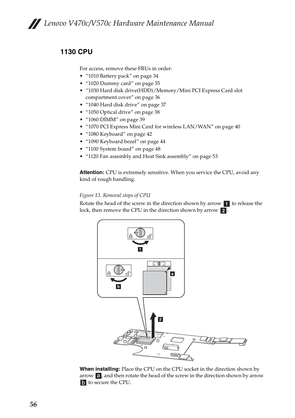 1130 cpu | Lenovo V470c Notebook User Manual | Page 60 / 95