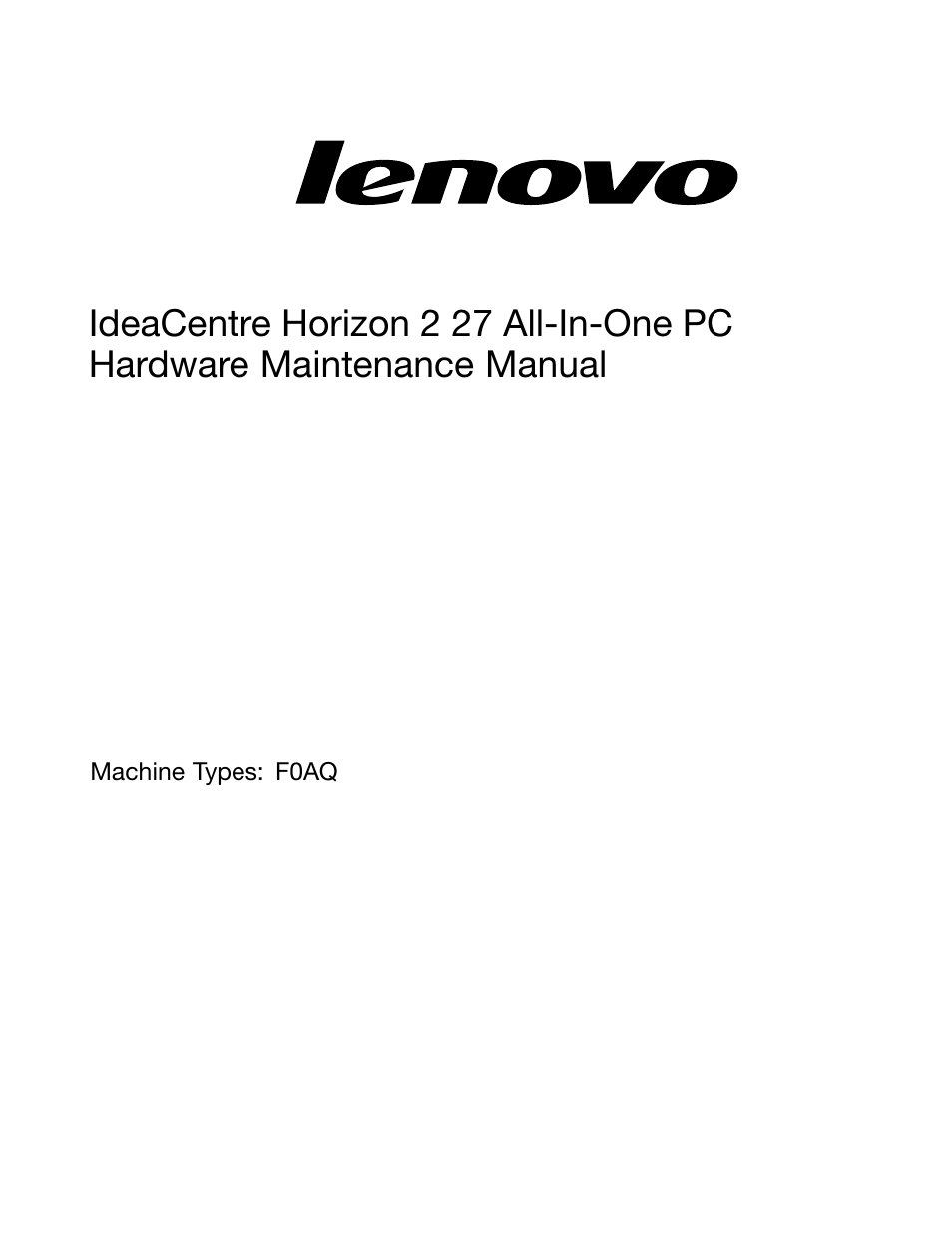 Lenovo Horizon 2 27 Table PC IdeaCentre User Manual | Page 3 / 49