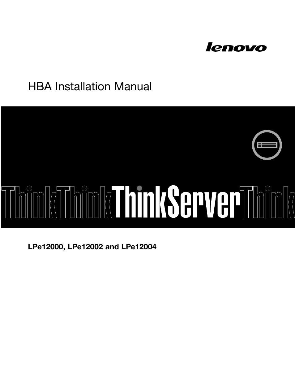Lenovo ThinkServer TD340 User Manual | 22 pages