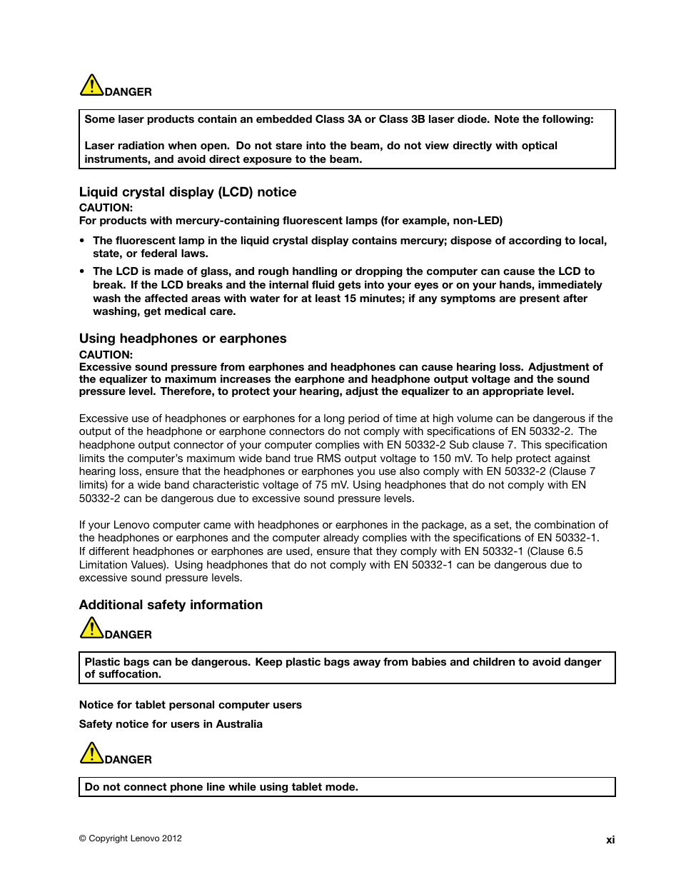 Lenovo B480 Notebook User Manual | Page 13 / 86