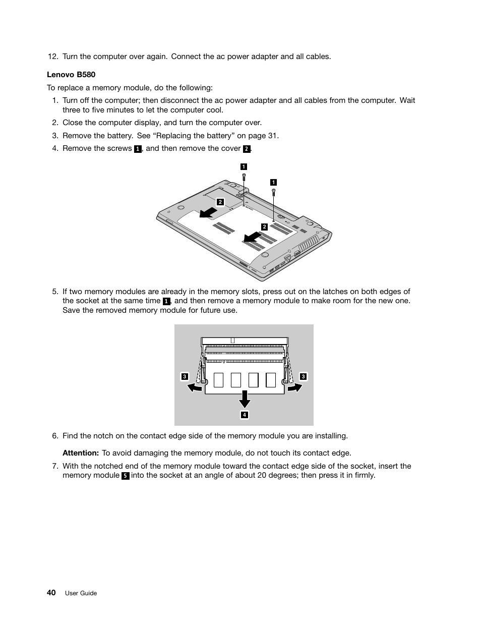 Lenovo B480 Notebook User Manual | Page 54 / 86