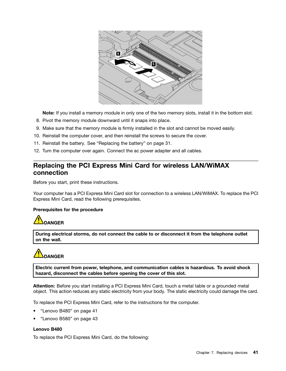 Lenovo B480 Notebook User Manual | Page 55 / 86