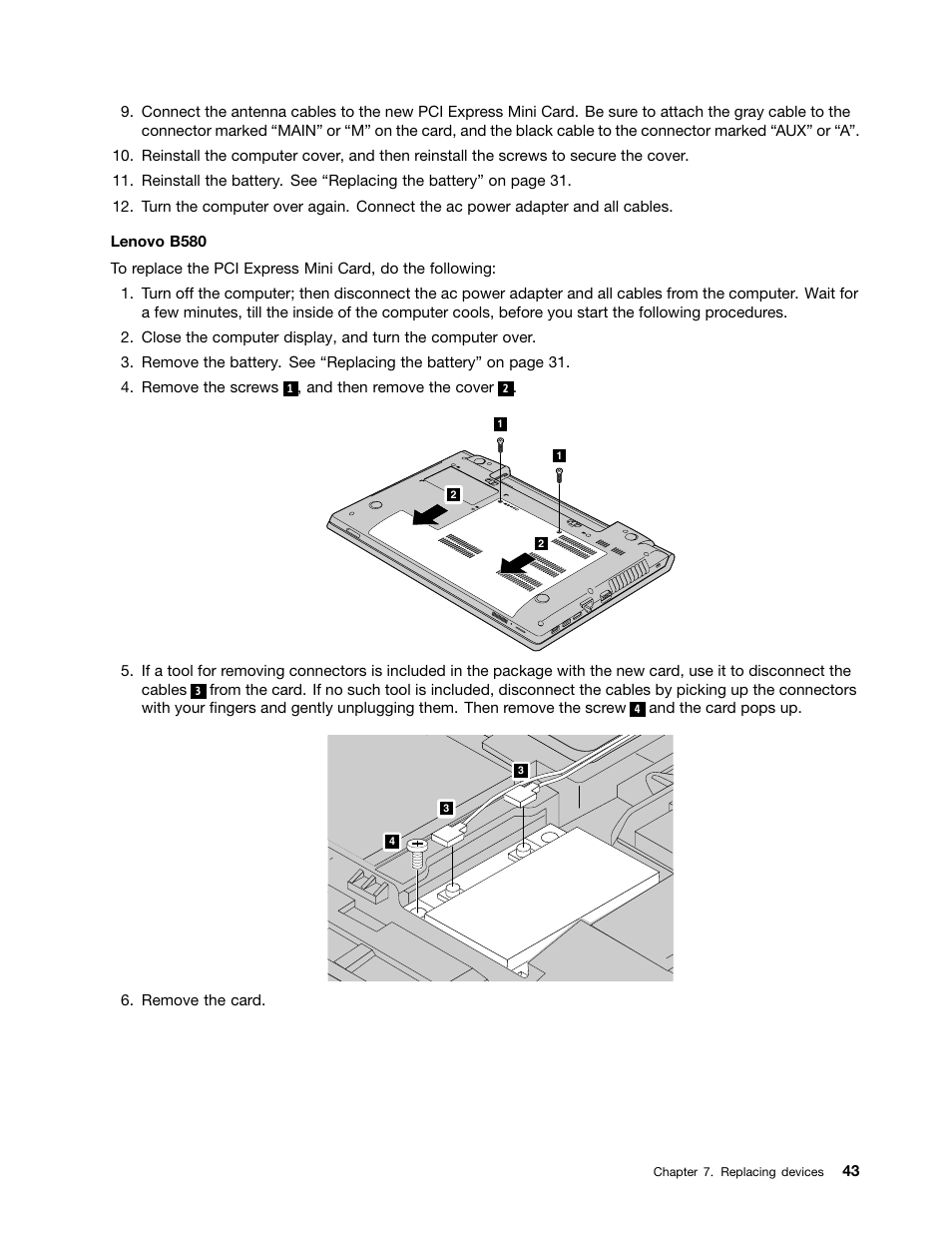 Lenovo B480 Notebook User Manual | Page 57 / 86