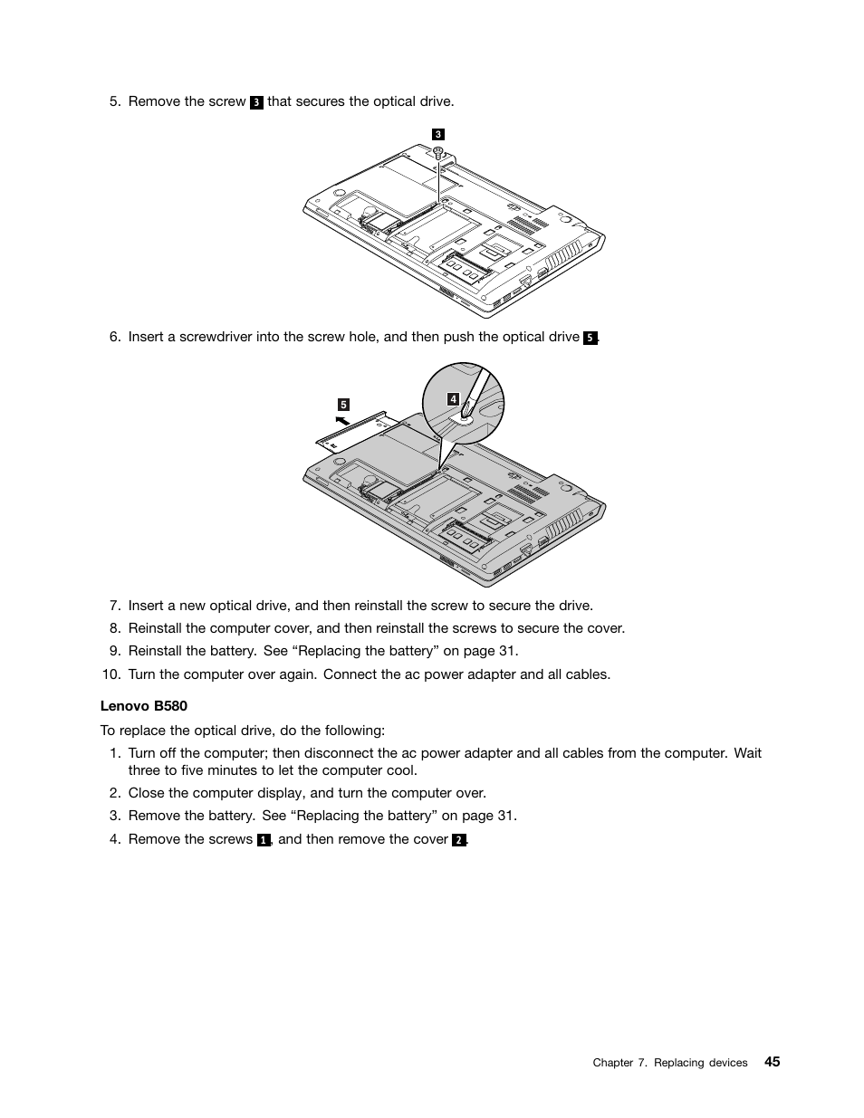 Lenovo B480 Notebook User Manual | Page 59 / 86
