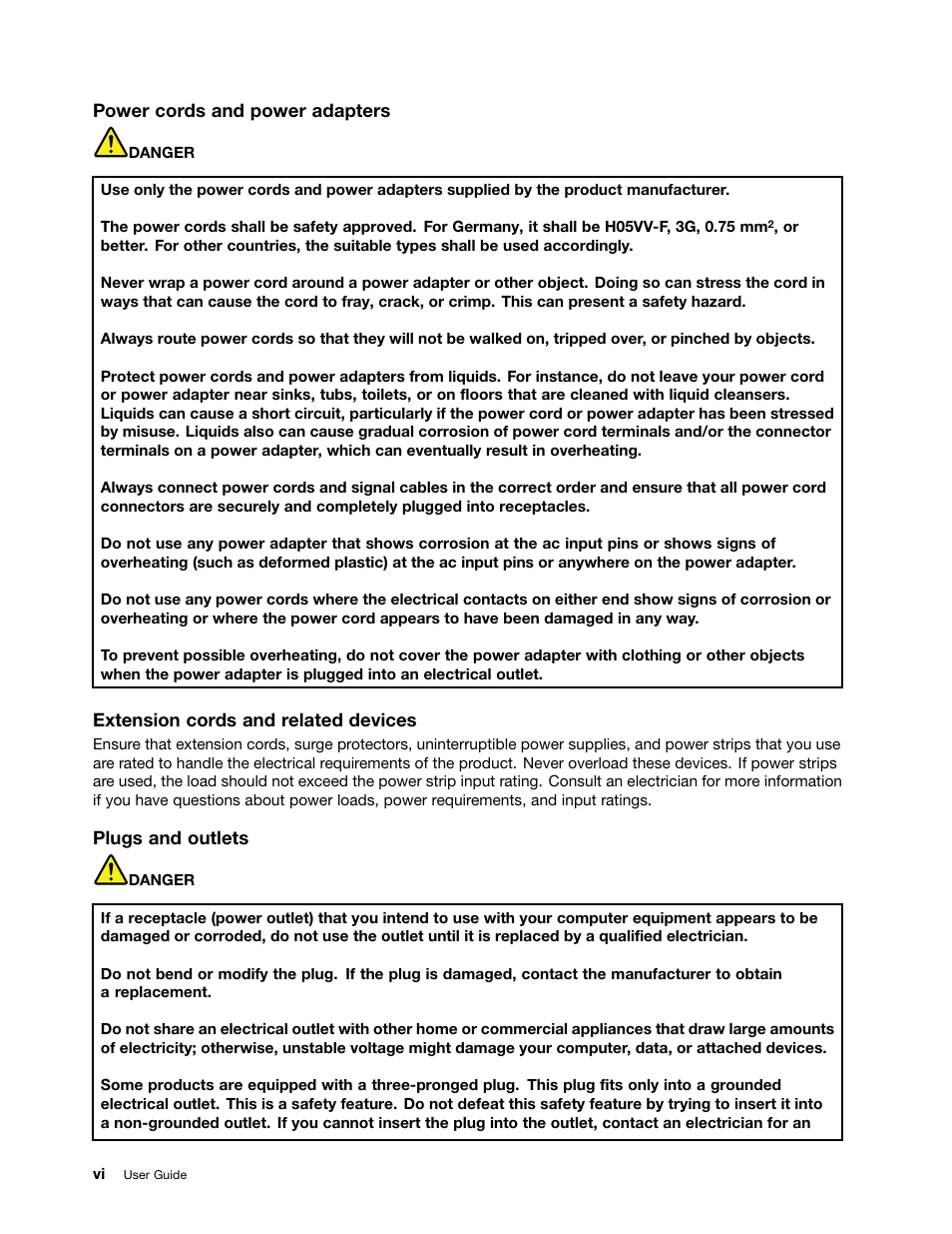 Lenovo B480 Notebook User Manual | Page 8 / 86
