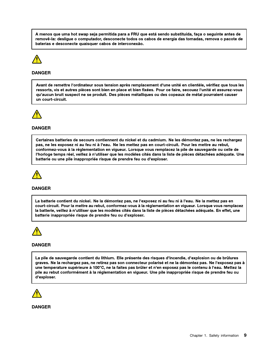 French | Lenovo ThinkPad E555 User Manual | Page 15 / 108