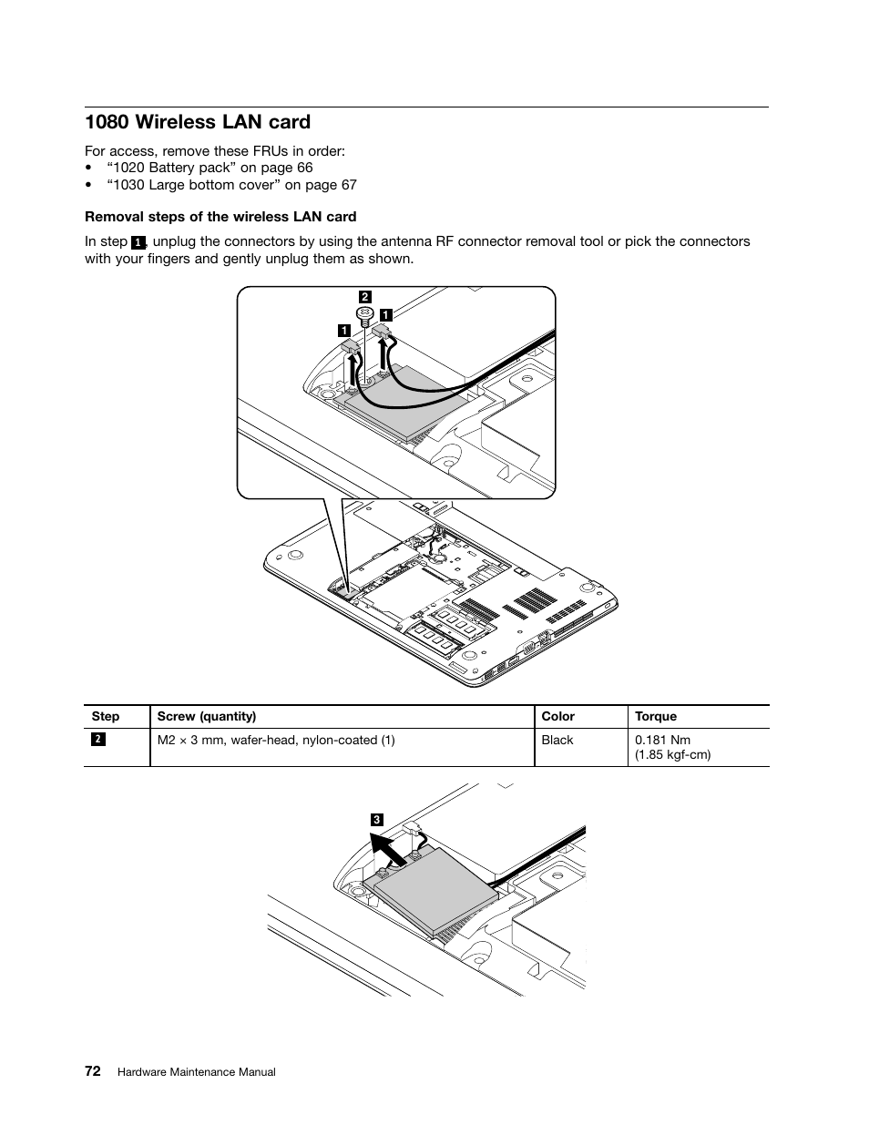 1080 wireless lan card | Lenovo ThinkPad E555 User Manual | Page 78 / 108