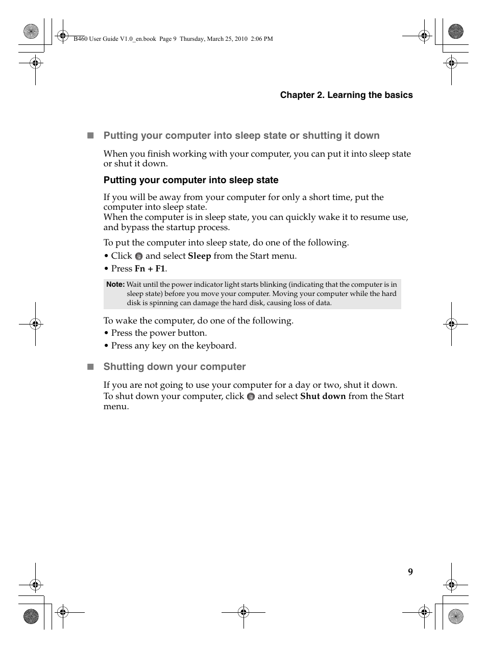 Lenovo B460 Notebook User Manual | Page 13 / 60