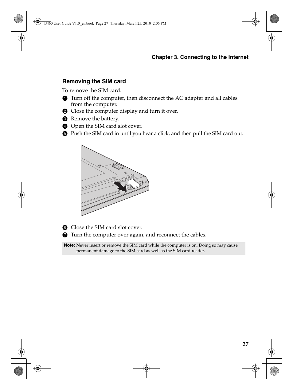 Lenovo B460 Notebook User Manual | Page 31 / 60