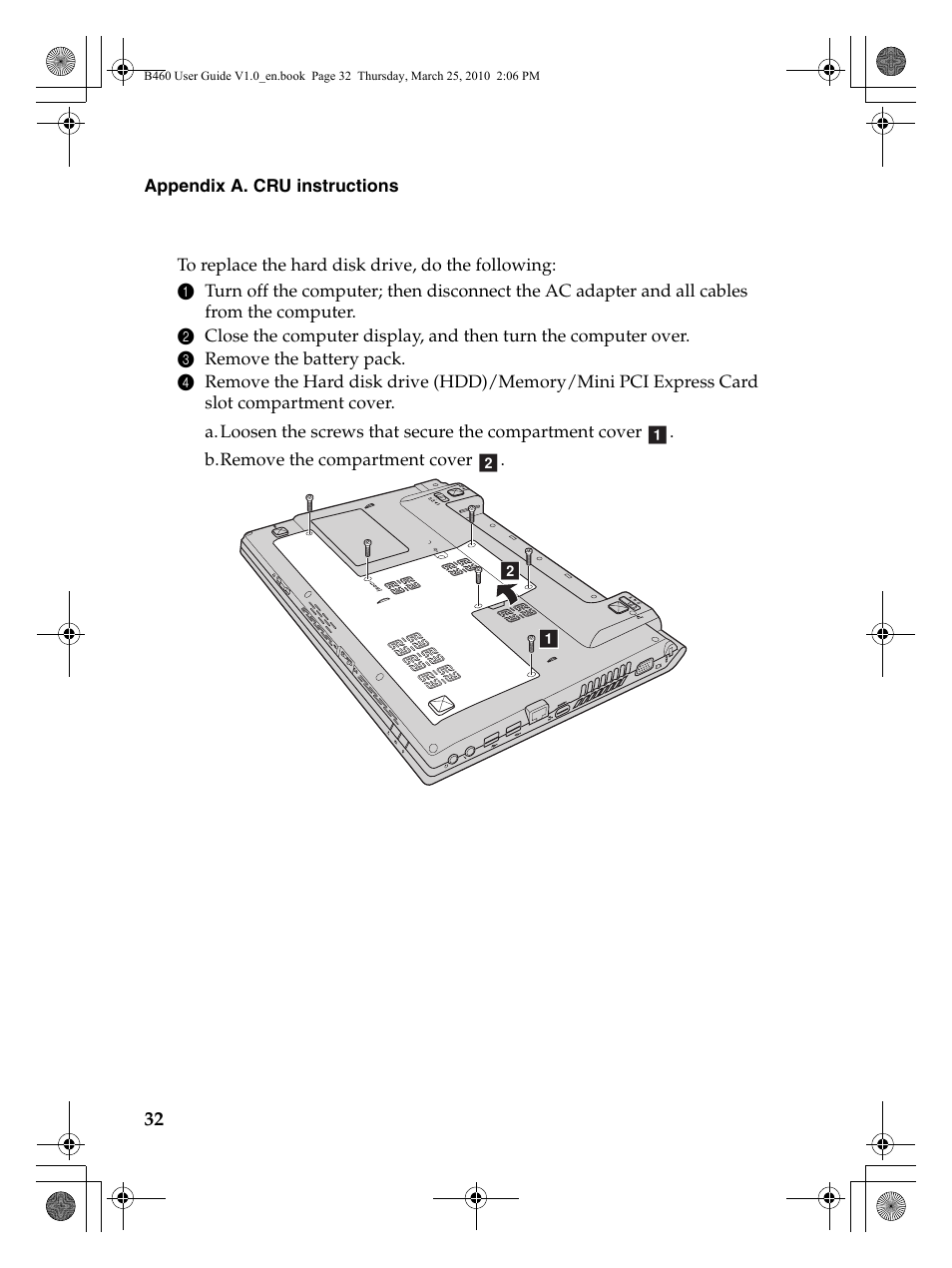 Lenovo B460 Notebook User Manual | Page 36 / 60