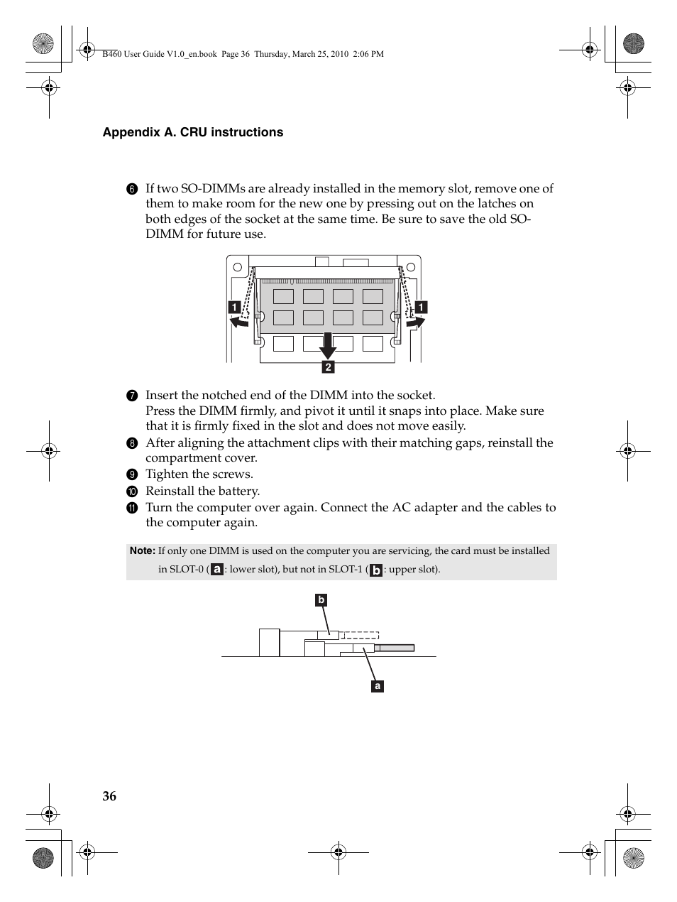 Lenovo B460 Notebook User Manual | Page 40 / 60