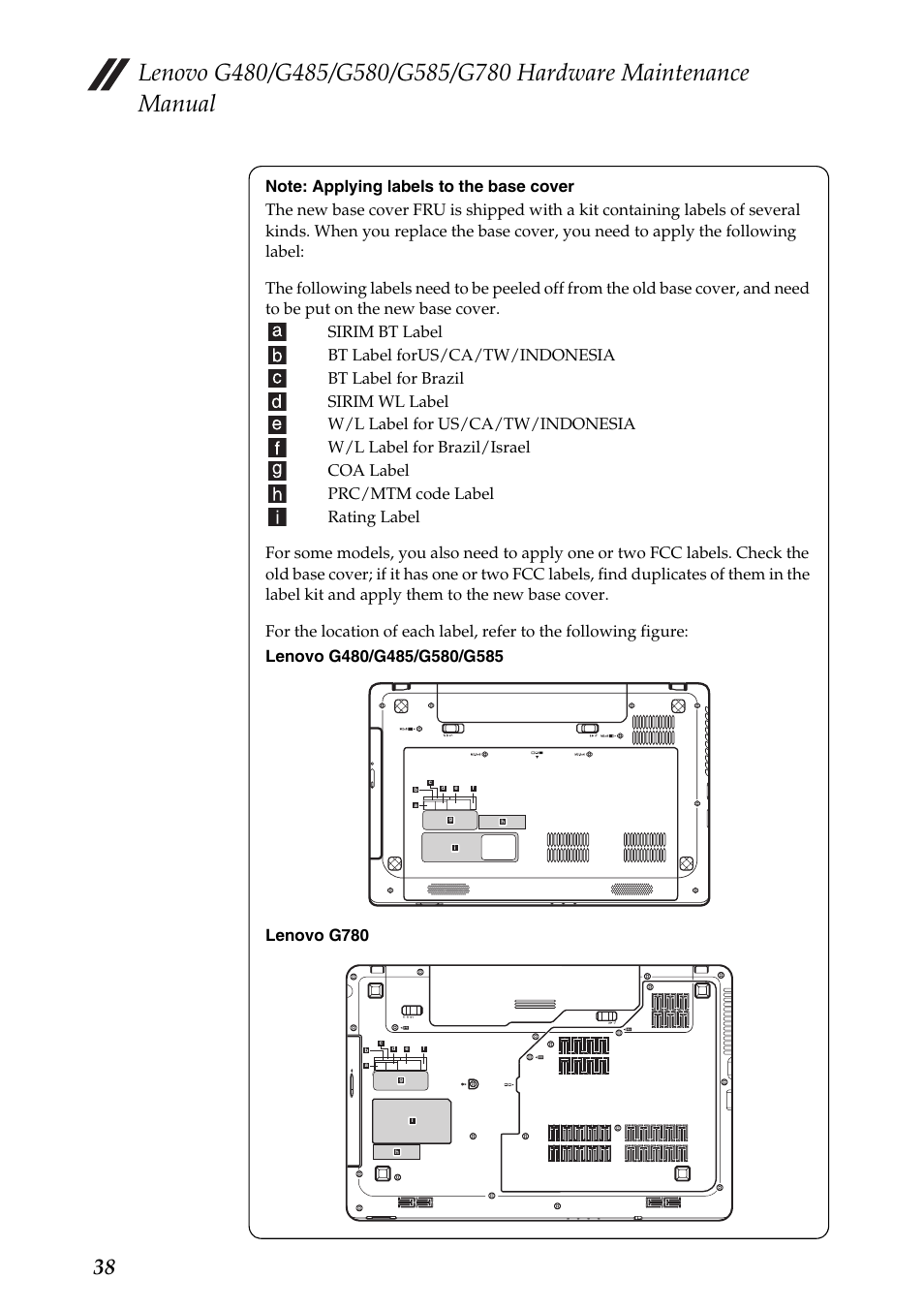 Lenovo G485 Notebook User Manual | Page 42 / 124