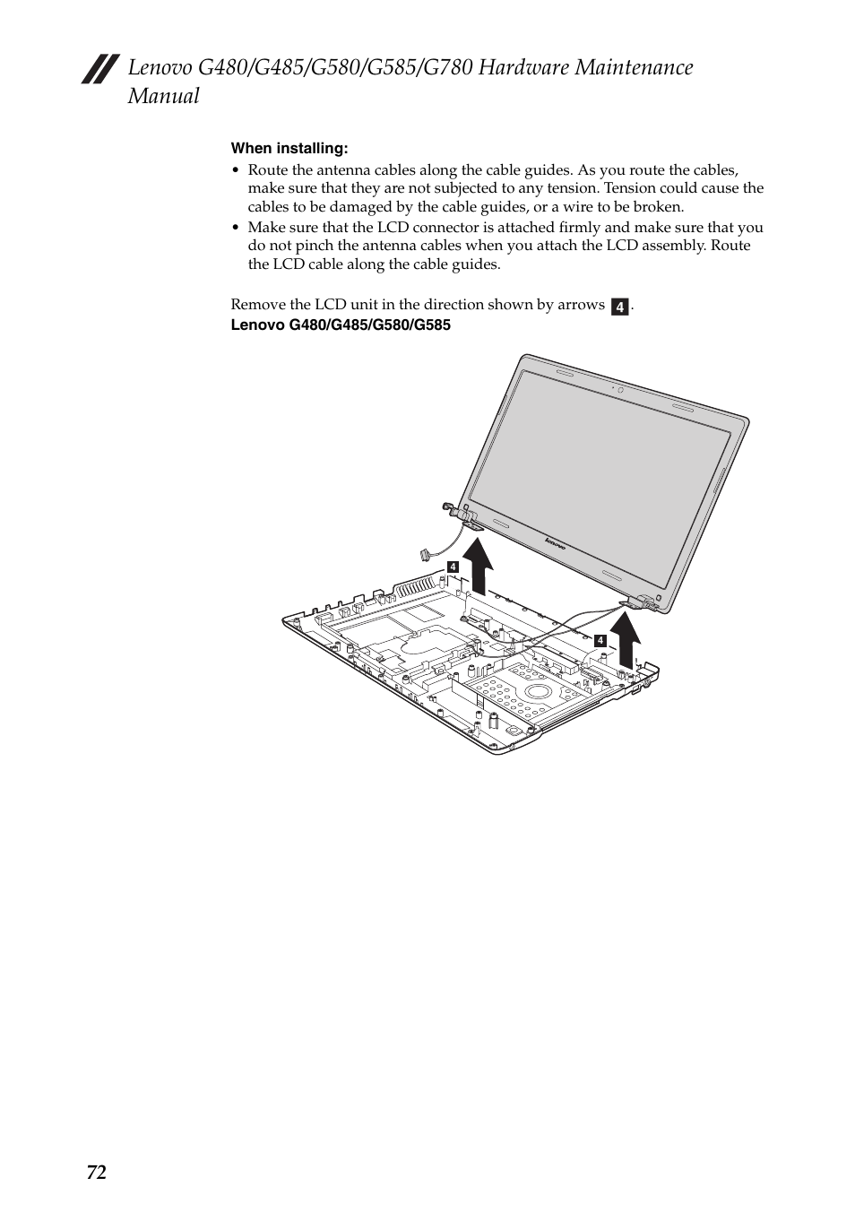 Lenovo G485 Notebook User Manual | Page 76 / 124