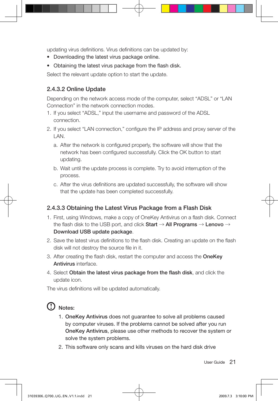 Lenovo IdeaCentre Q700 User Manual | Page 26 / 43