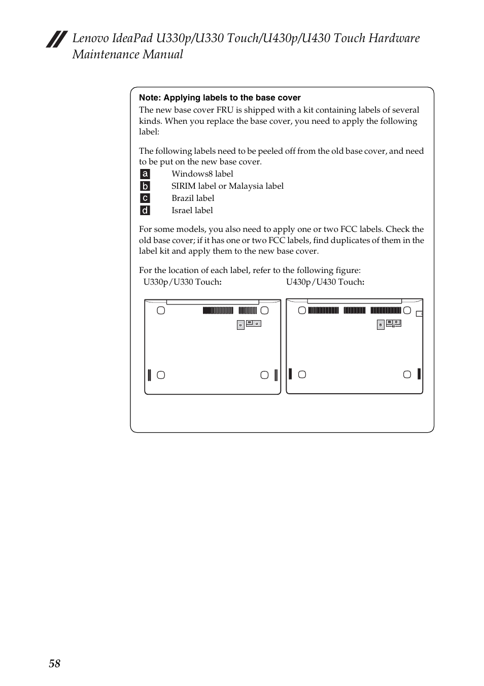 Lenovo IdeaPad U330 Touch Notebook User Manual | Page 62 / 91