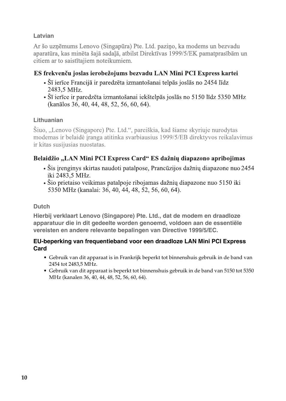 Lenovo IdeaPad S110 User Manual | Page 11 / 28