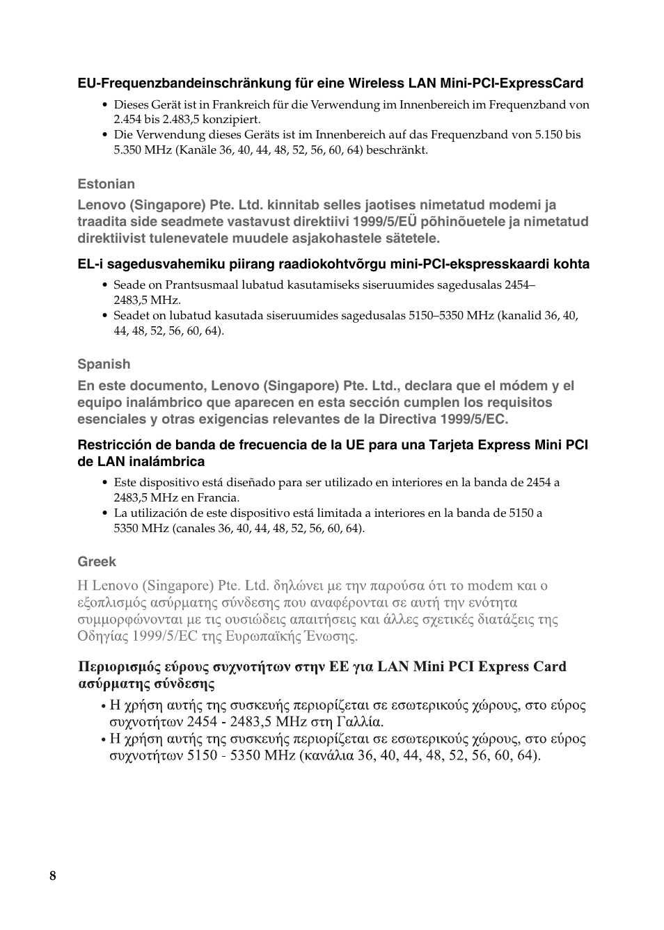 Lenovo IdeaPad S110 User Manual | Page 9 / 28