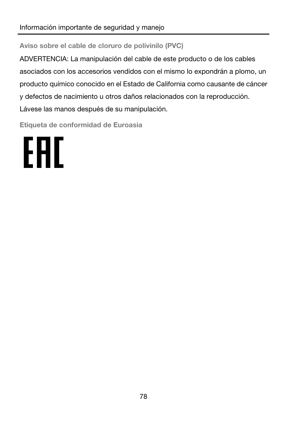 Etiqueta de conformidad de euroasia | Lenovo A7-40 Tablet User Manual | Page 79 / 203