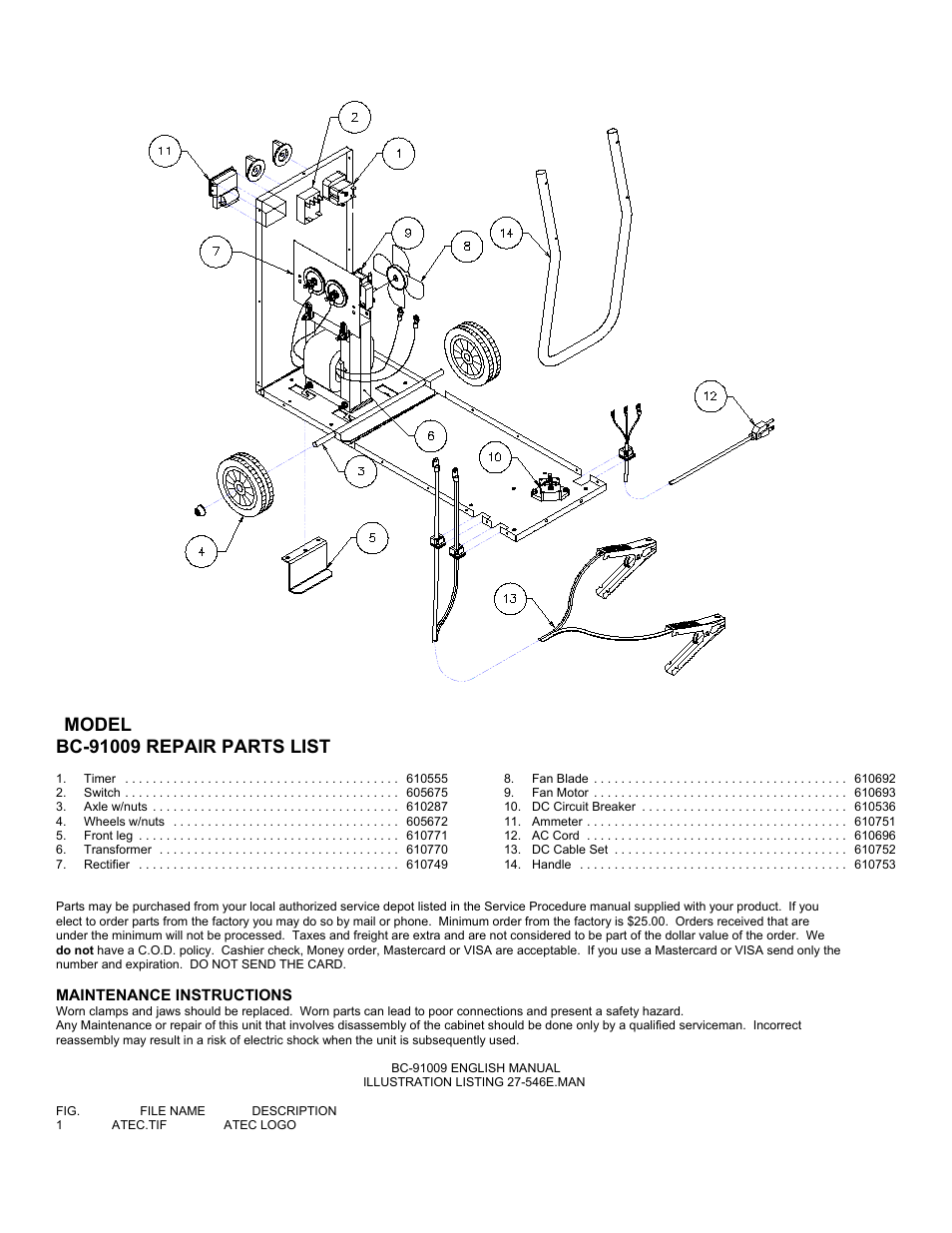 Atec BC-91009 User Manual | Page 5 / 6