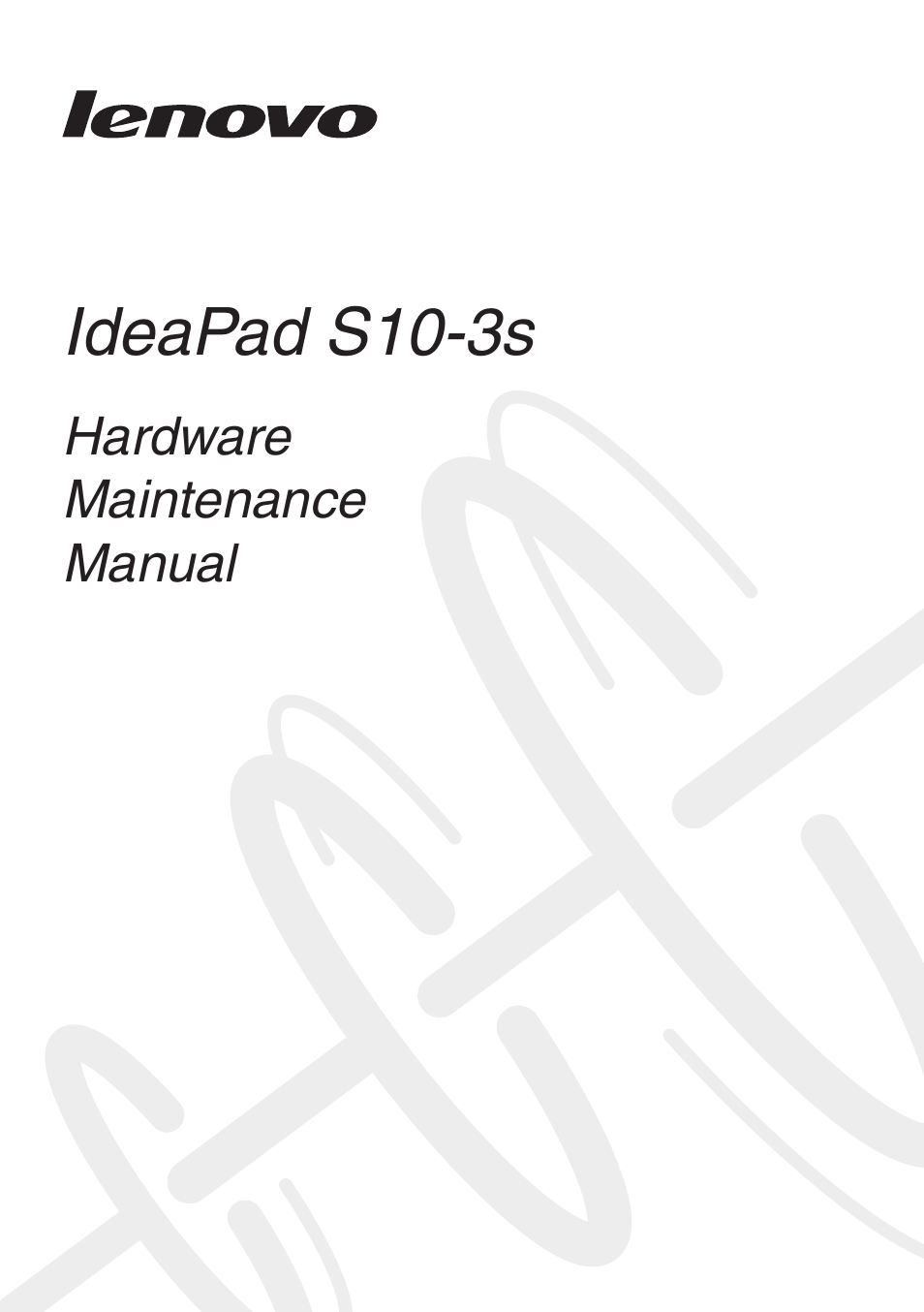 Lenovo IdeaPad S10-3s User Manual | 81 pages
