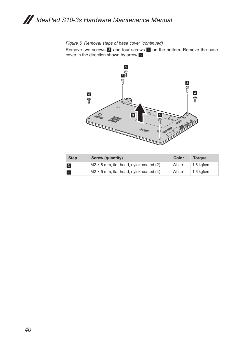 Ideapad s10-3s hardware maintenance manual | Lenovo IdeaPad S10-3s User Manual | Page 44 / 81