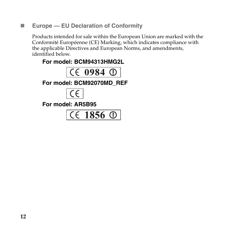 Lenovo IdeaPad U165 User Manual | Page 13 / 36