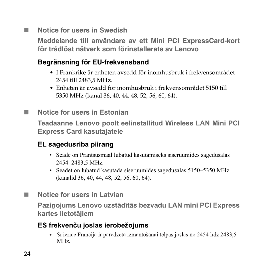 Lenovo IdeaPad U165 User Manual | Page 25 / 36