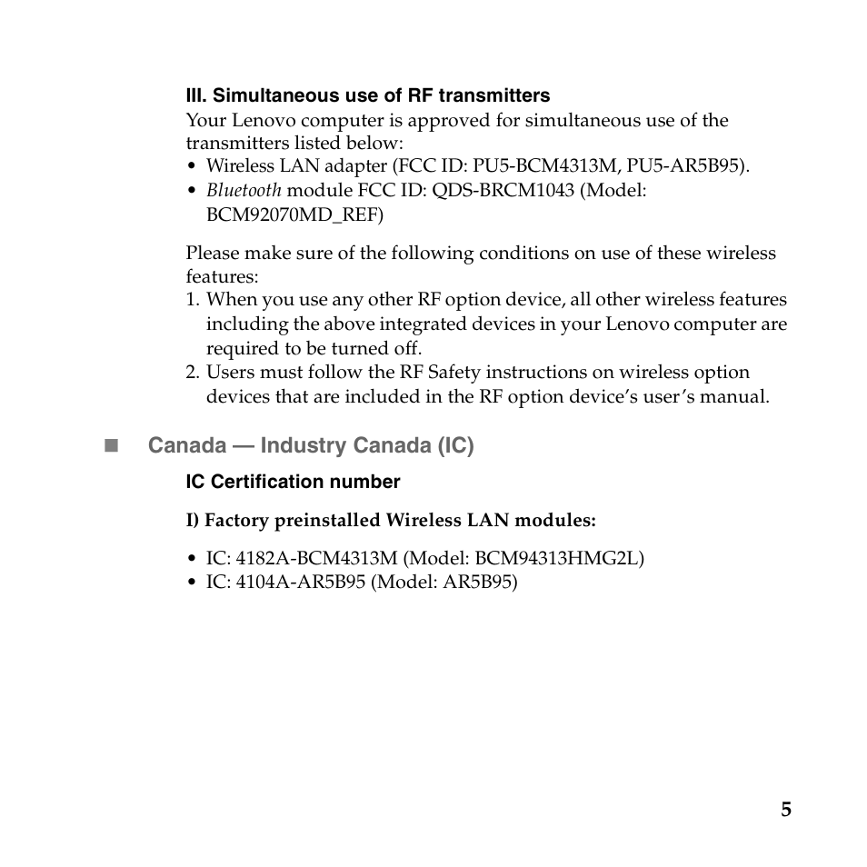 Lenovo IdeaPad U165 User Manual | Page 6 / 36