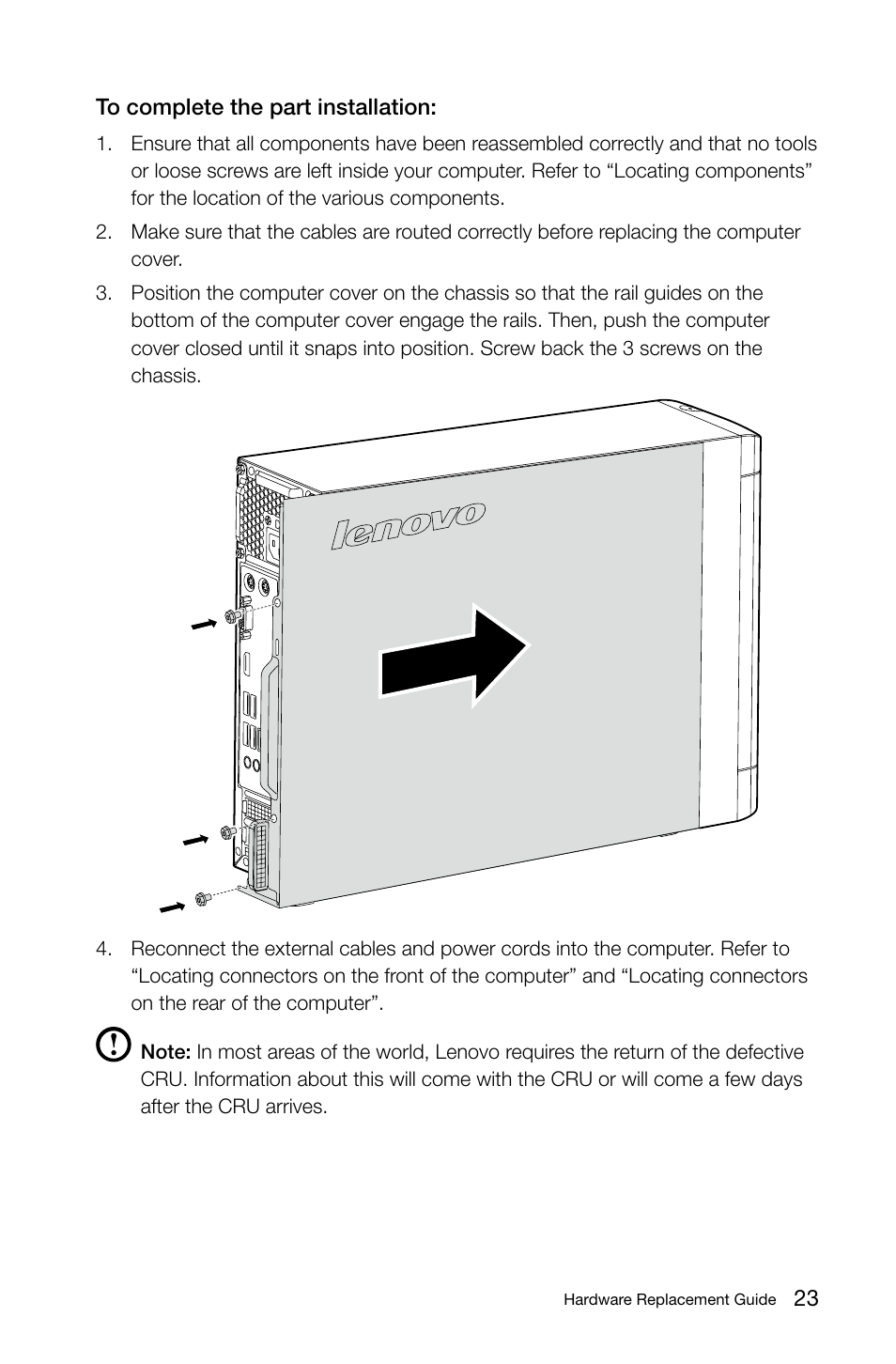 Lenovo 3000 H310 Desktop User Manual | Page 26 / 29