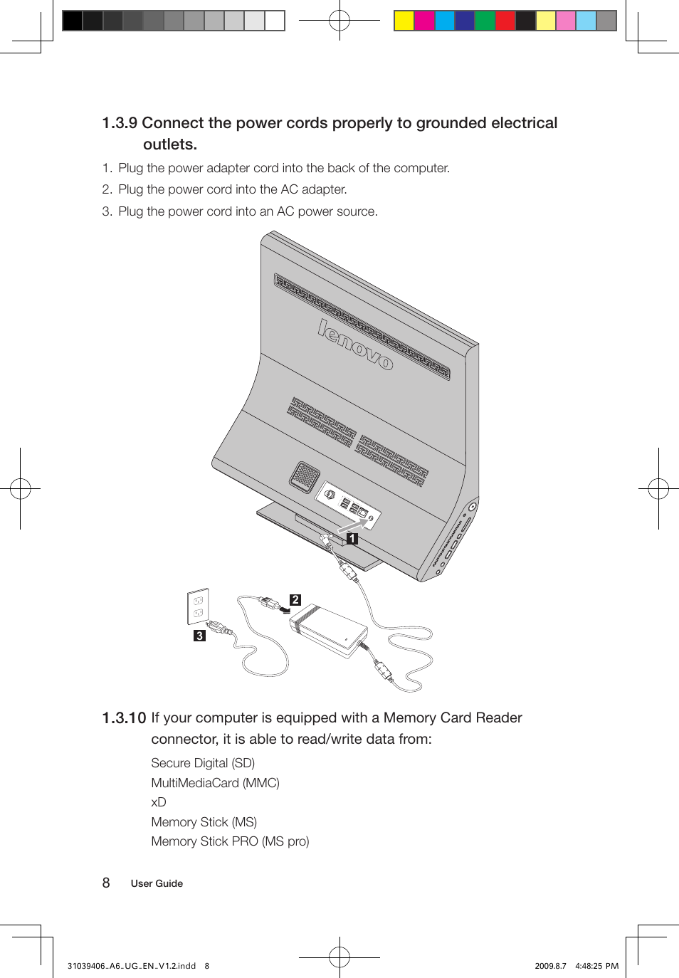 Lenovo IdeaCentre A600 User Manual | Page 13 / 41