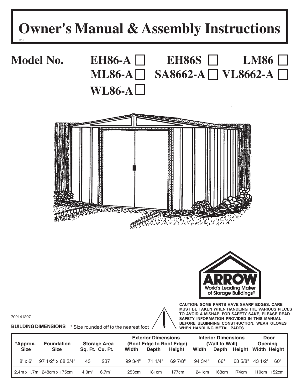 Arrow Plastic SA8662-A User Manual | 32 pages