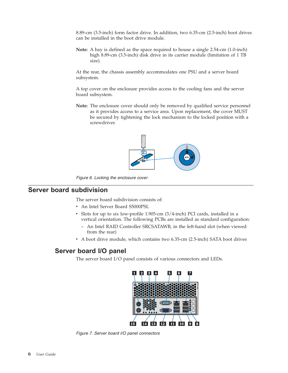 Server board subdivision, Server board i/o panel, Server | Board, Subdivision, Panel | Lenovo Secure Managed Client User Manual | Page 14 / 44