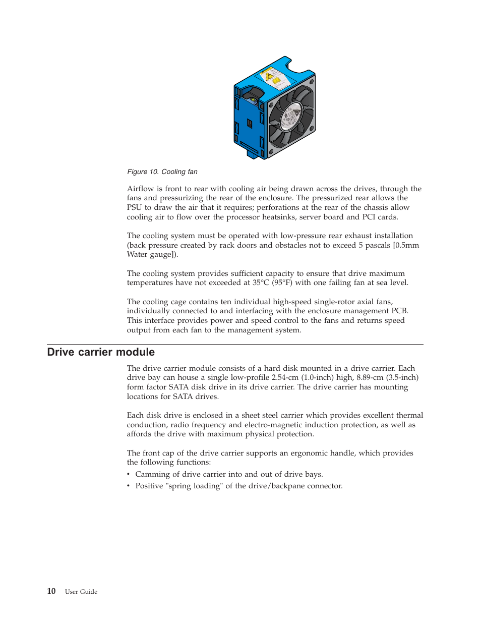 Drive carrier module, Drive, Carrier | Module | Lenovo Secure Managed Client User Manual | Page 18 / 44