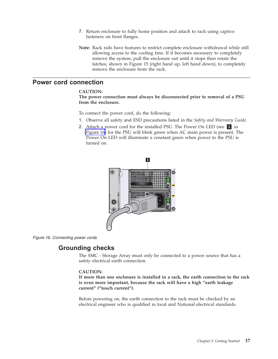 Power cord connection, Grounding checks, Power | Cord, Connection, Grounding, Checks | Lenovo Secure Managed Client User Manual | Page 25 / 44