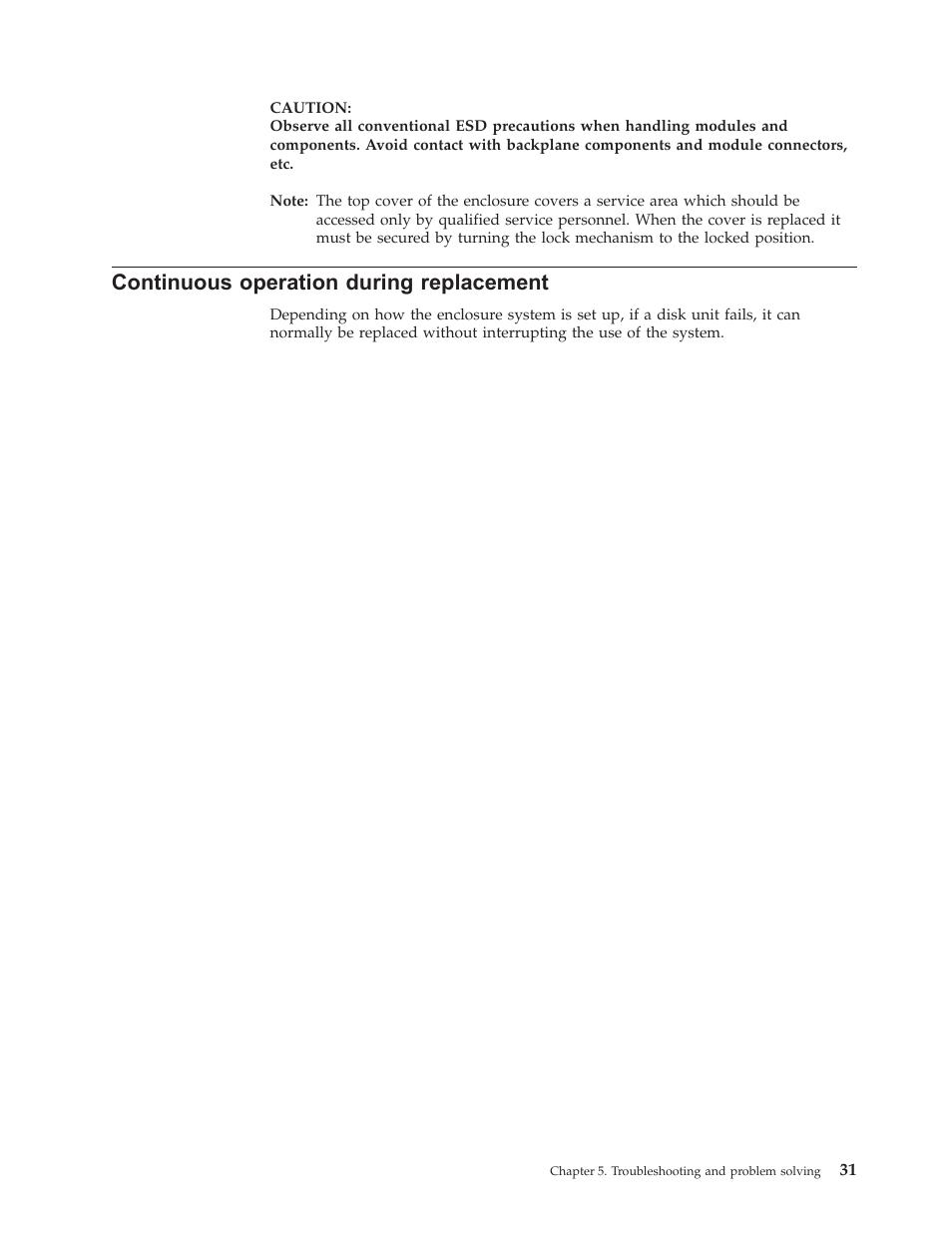 Continuous operation during replacement, Continuous, Operation | During, Replacement | Lenovo Secure Managed Client User Manual | Page 39 / 44
