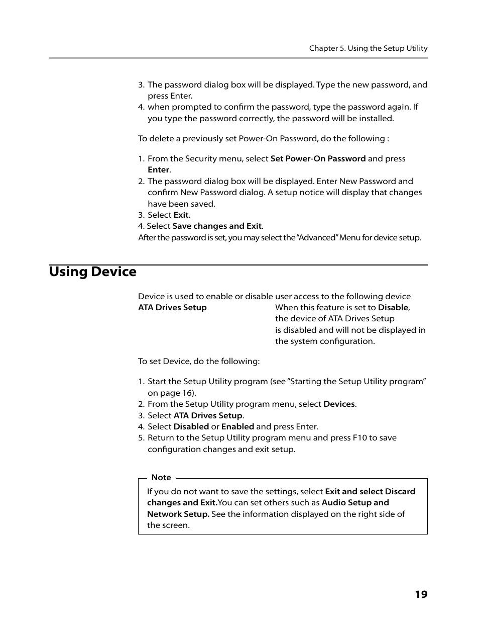 Using device | Lenovo C200 All-In-One User Manual | Page 21 / 56