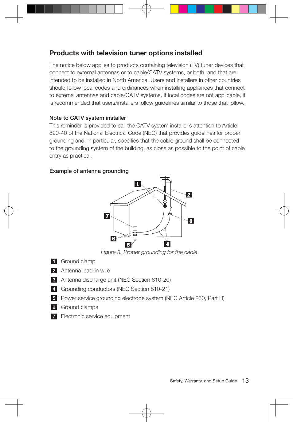 Products with television tuner options installed | Lenovo M5800 Desktop User Manual | Page 14 / 24