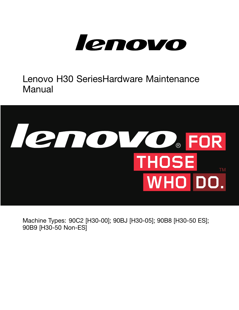 Lenovo H30-00 Desktop User Manual | 73 pages