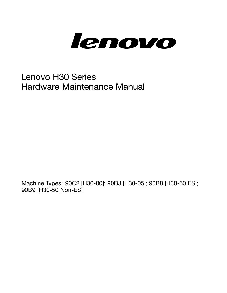 Lenovo h30 series hardware maintenance manual | Lenovo H30-00 Desktop User Manual | Page 3 / 73