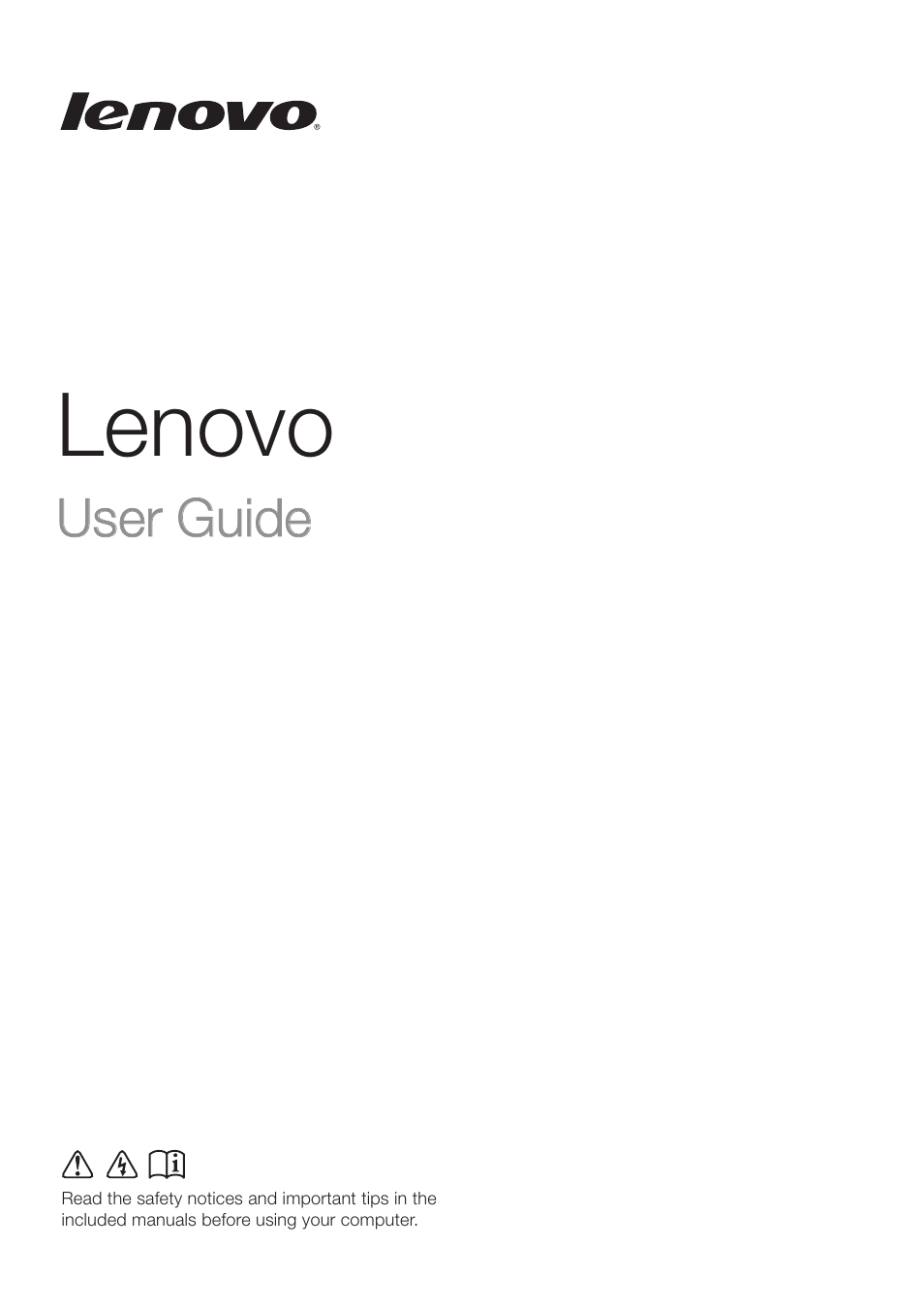 Lenovo Y40-70 User Manual | 38 pages