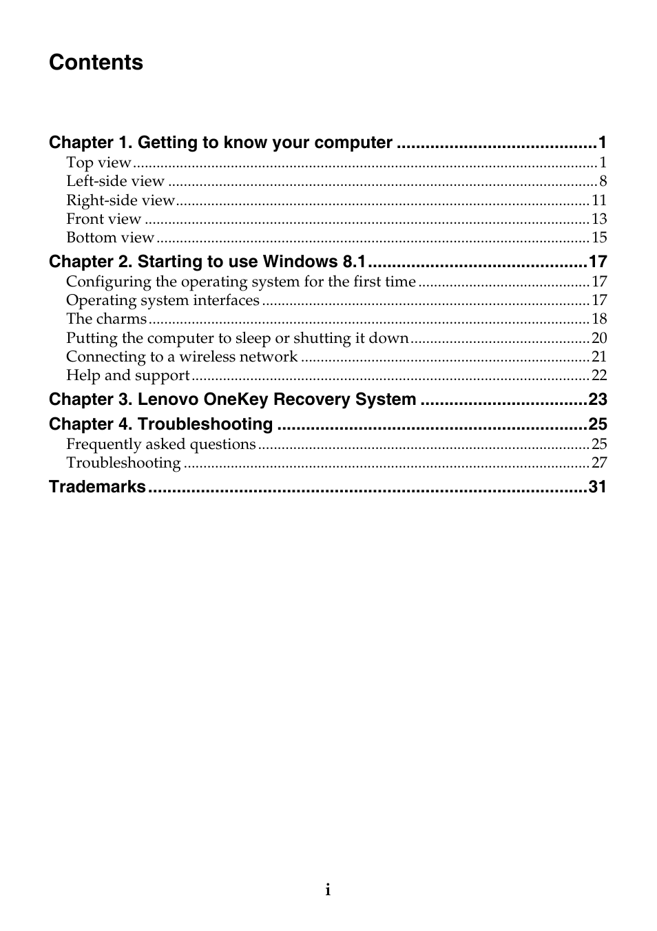 Lenovo Y40-70 User Manual | Page 5 / 38