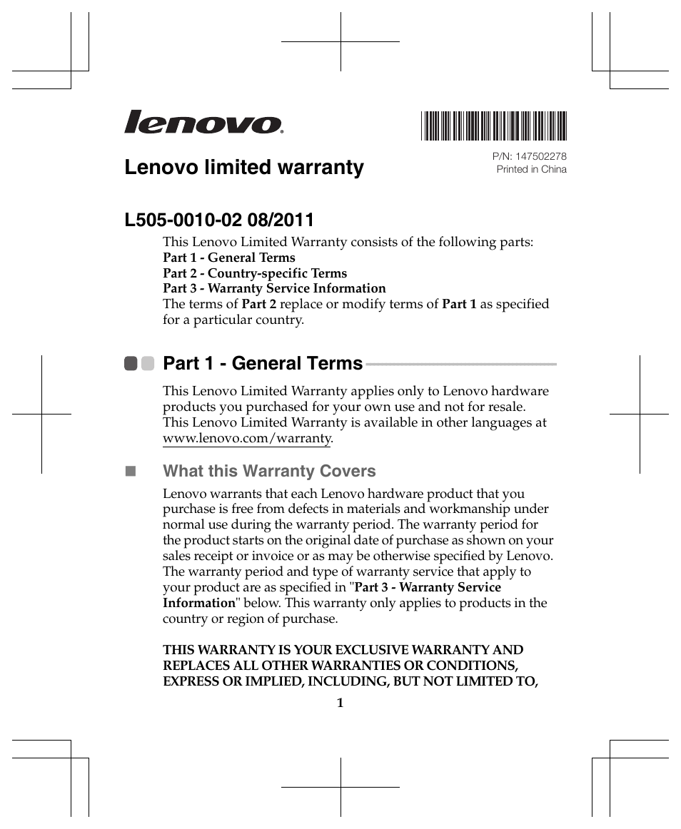 Lenovo IdeaTab Lynx K3011W User Manual | 24 pages