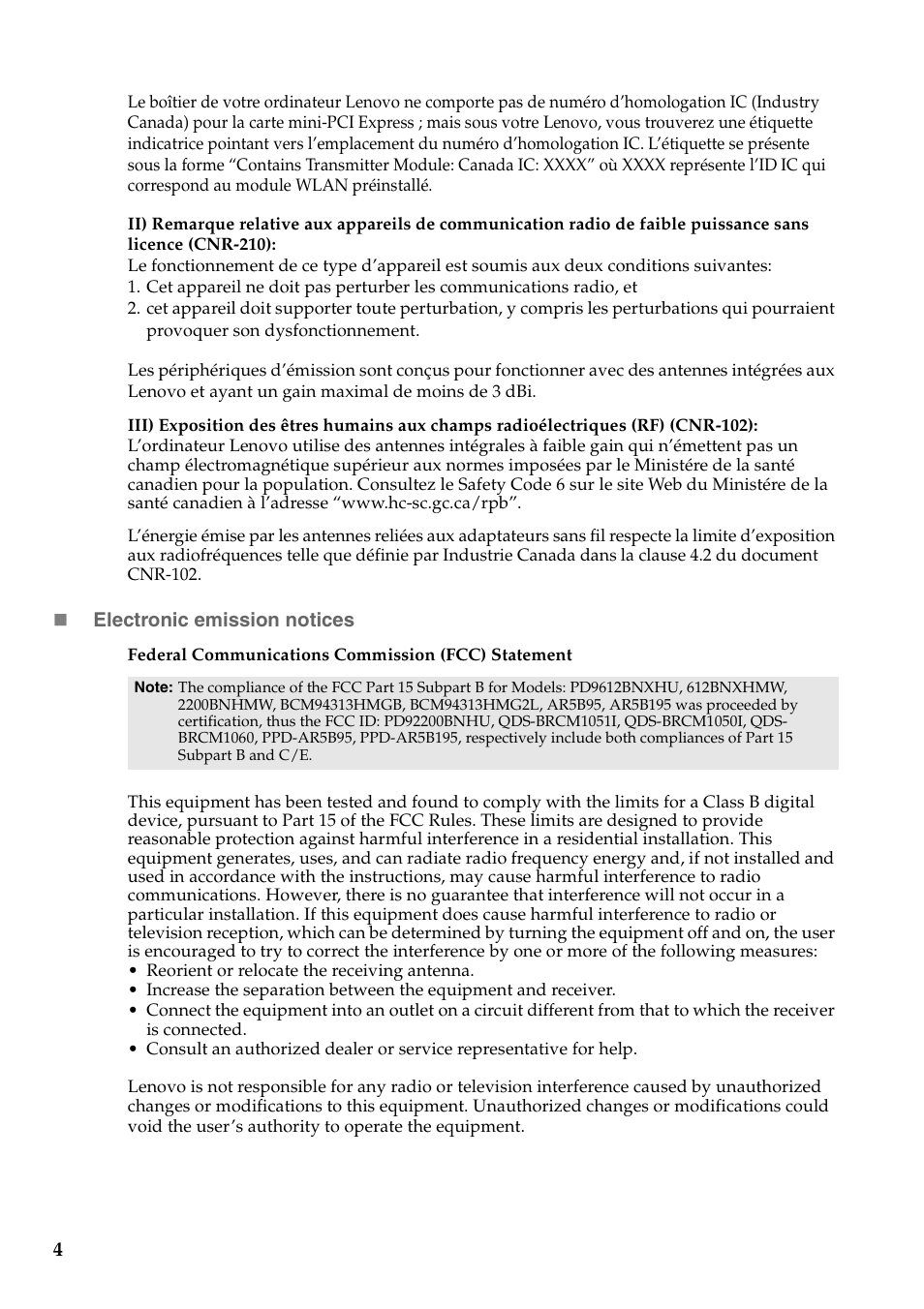 Lenovo IdeaPad U310 User Manual | Page 4 / 39