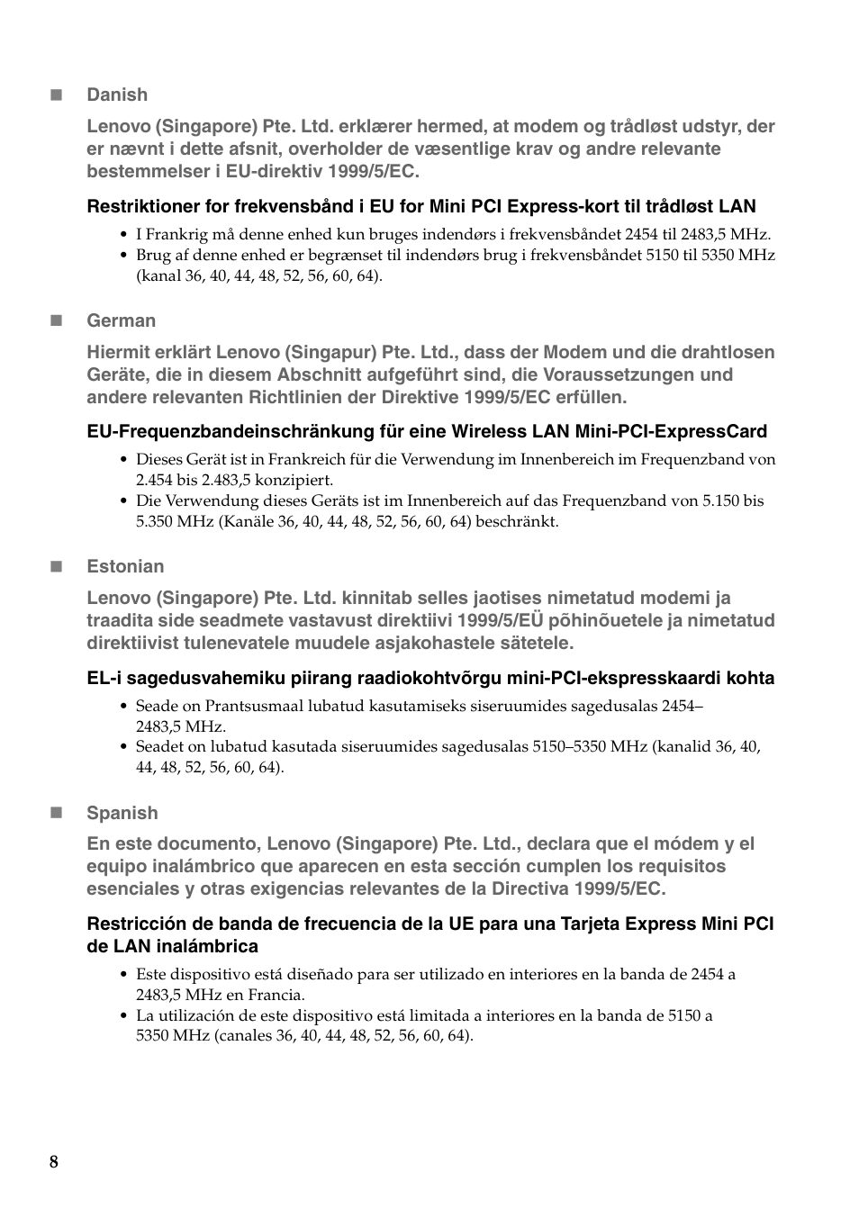 Lenovo IdeaPad U310 User Manual | Page 8 / 39