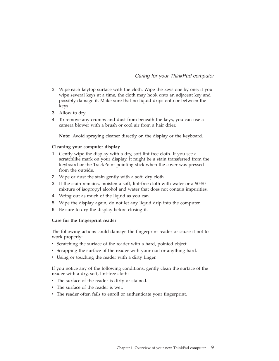 Lenovo ThinkPad T43p User Manual | Page 31 / 112