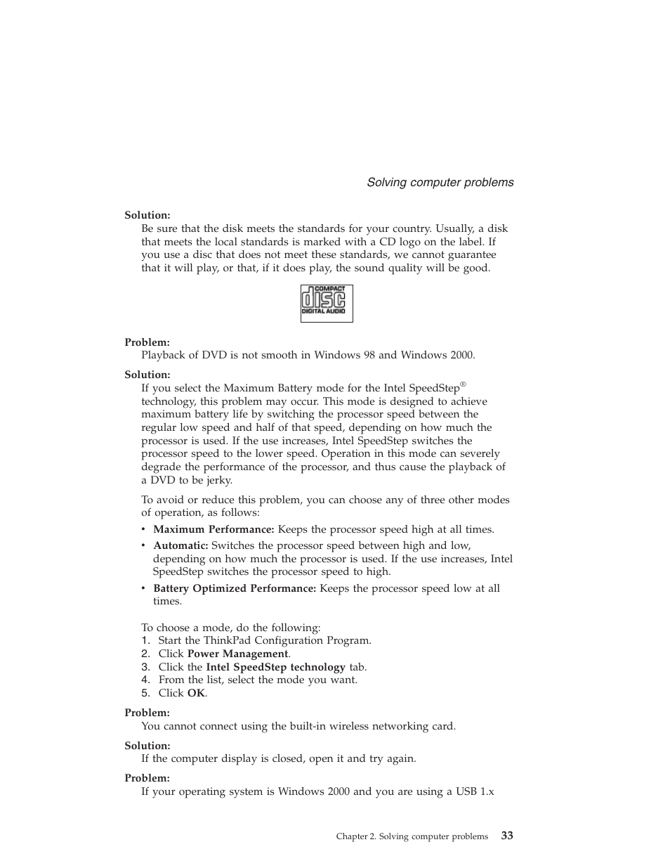 Lenovo ThinkPad T43p User Manual | Page 55 / 112