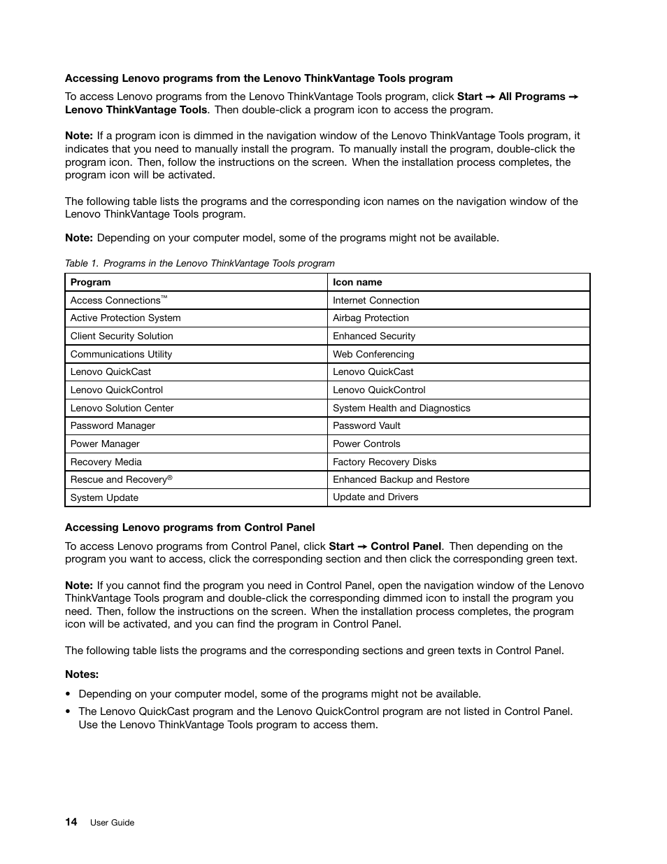 Lenovo ThinkPad 11e User Manual | Page 30 / 160
