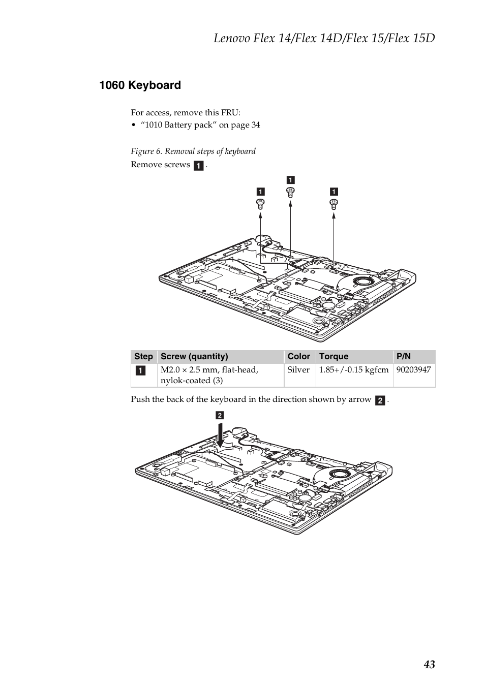 1060 keyboard | Lenovo IdeaPad Flex 14D Notebook User Manual | Page 47 / 90