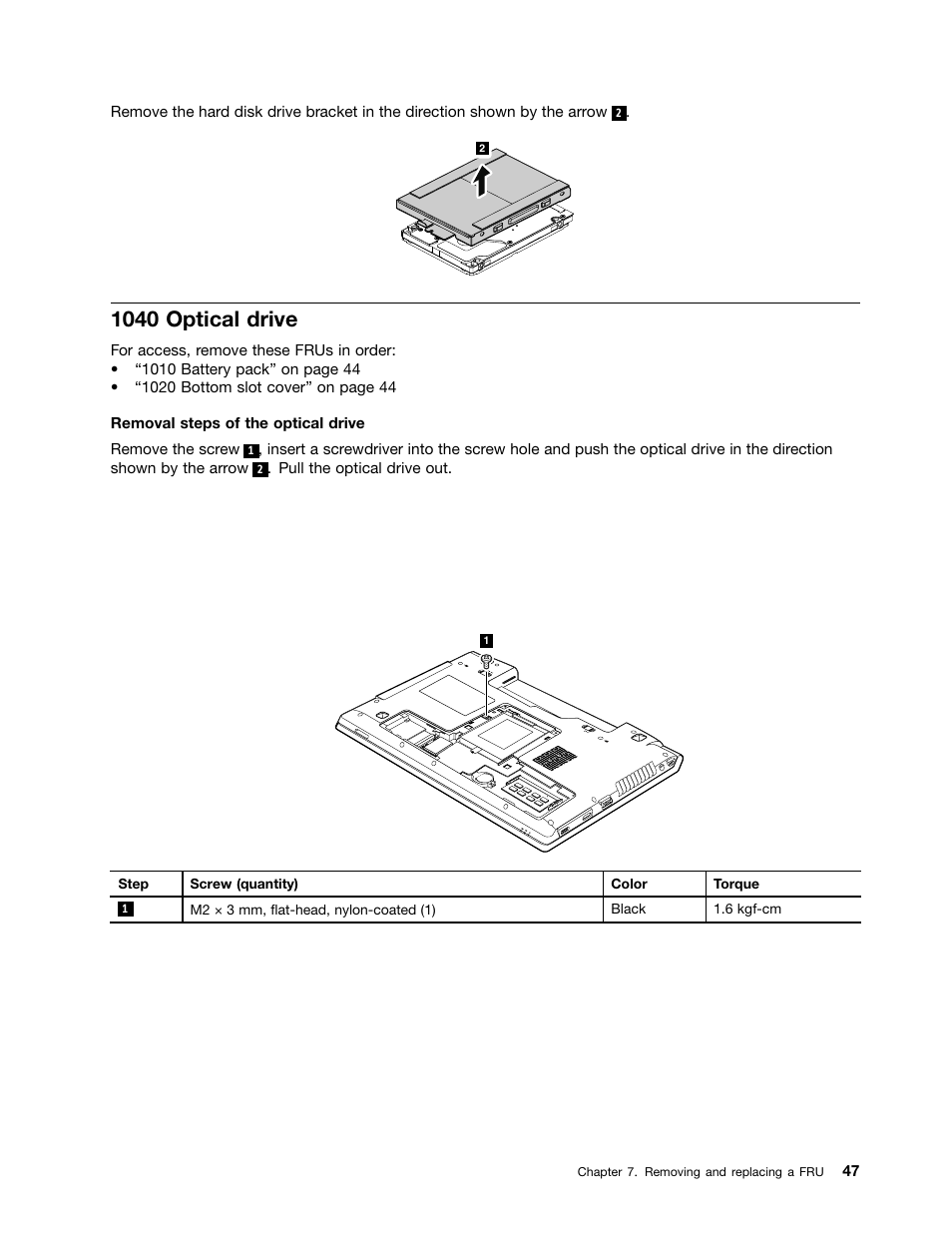 1040 optical drive | Lenovo B575e Notebook User Manual | Page 53 / 102