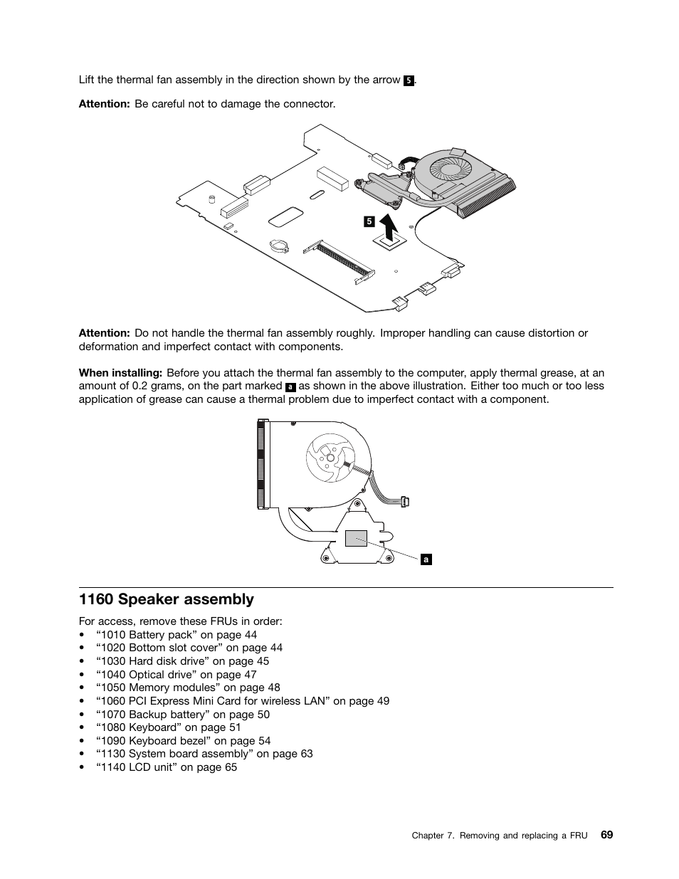 1160 speaker assembly | Lenovo B575e Notebook User Manual | Page 75 / 102